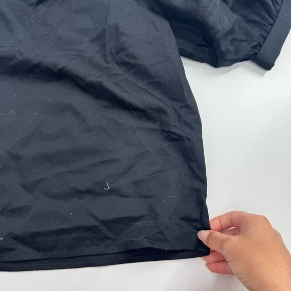 NWT Madewell Relaxed Scoopneck Short-Sleeve Top in black - Picture 6 of 13